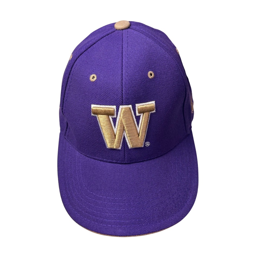 Colosseum University of Washington Huskies Purple Gold W Baseball Cap Hat New